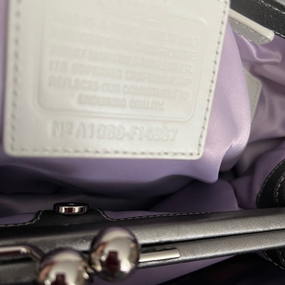 Coach 10th Anniversary Hampton Floral Straw Satchel-Limited Edition Rare Handbag - Picture 15 of 15